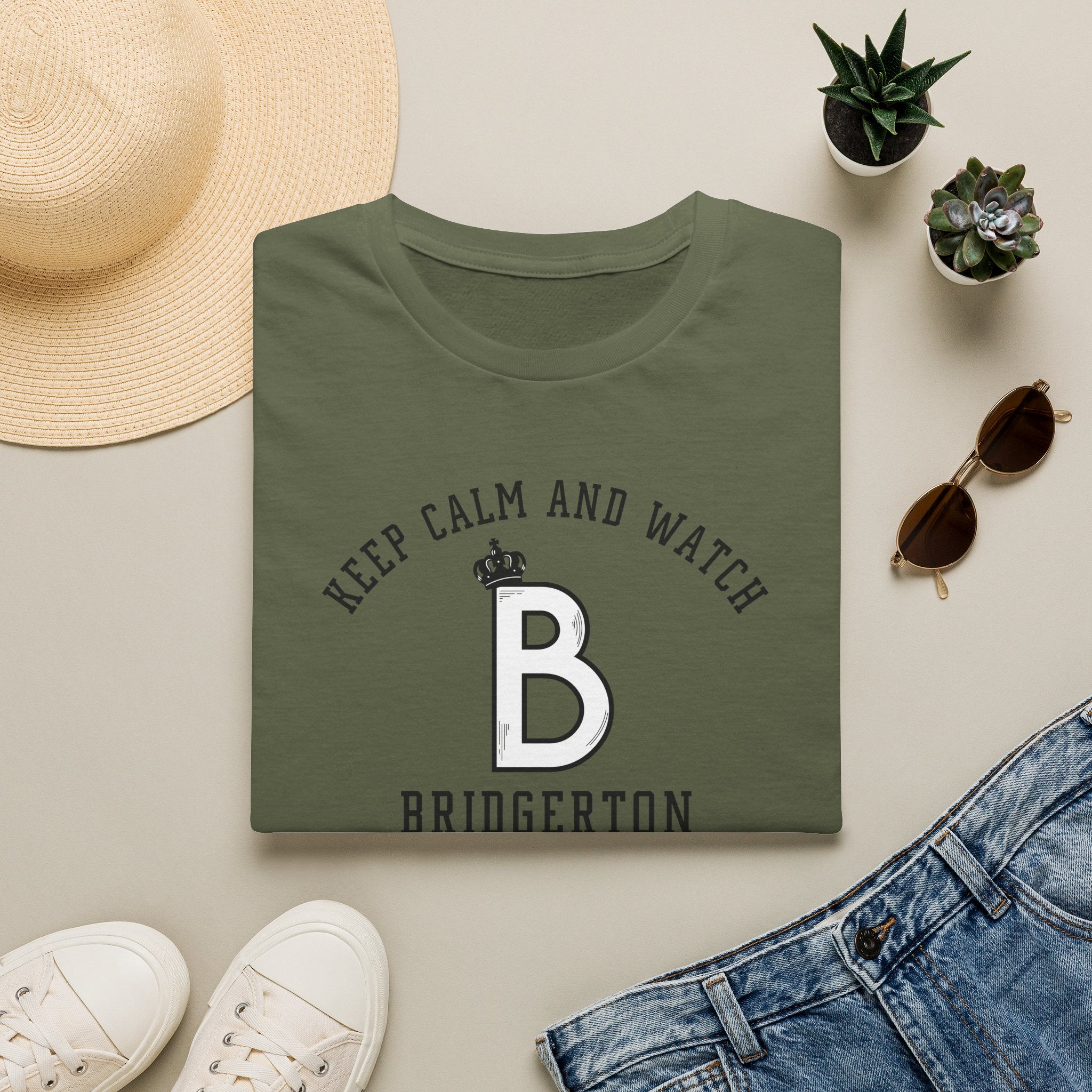 Keep Calm And Watch Bridgerton Netflix T-Shirt