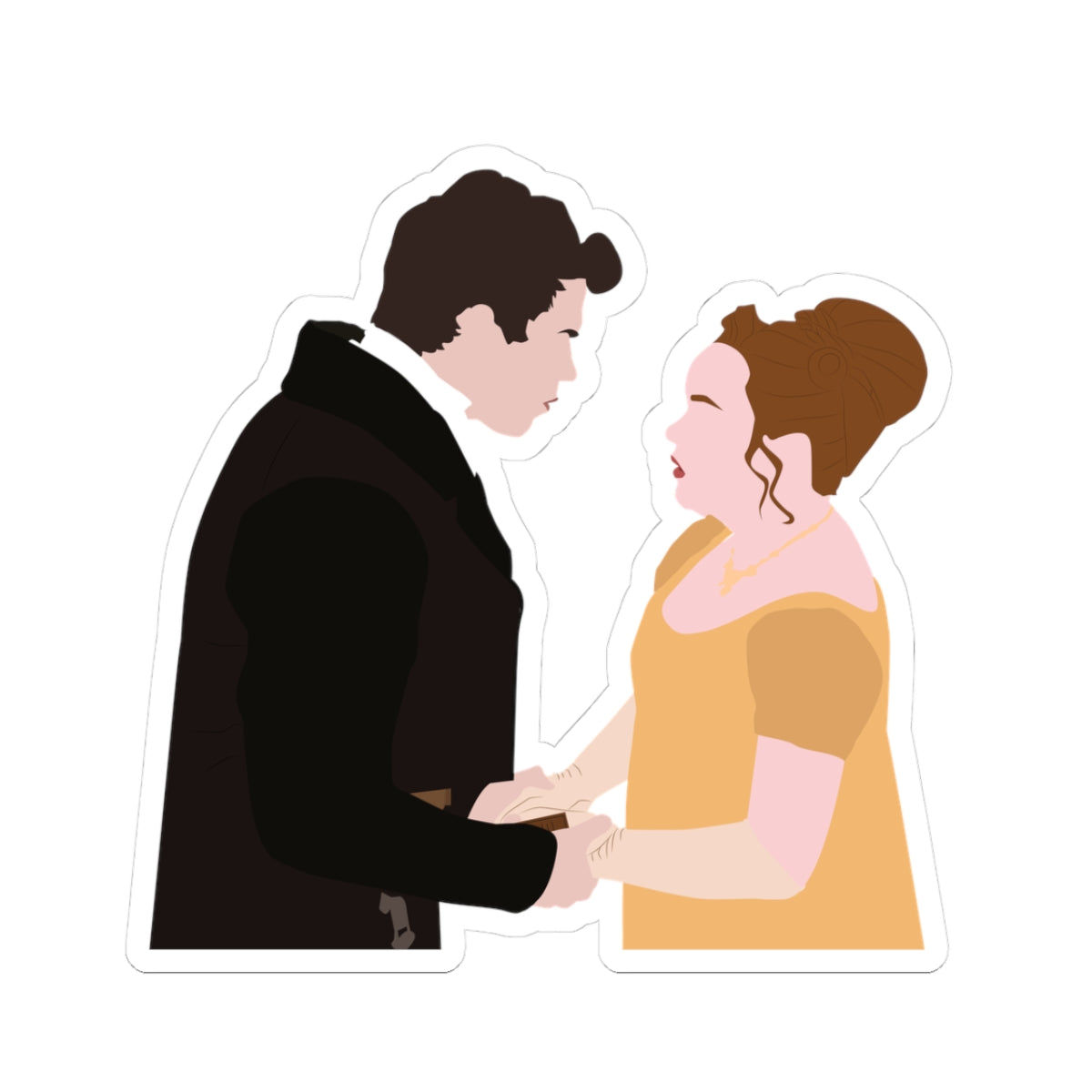Pen & Colin Bridgerton Netflix Sticker