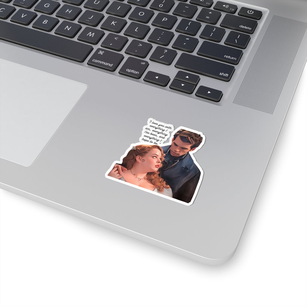 I Love You With Everything I Am Penelope & Colin Netflix Bridgerton Sticker