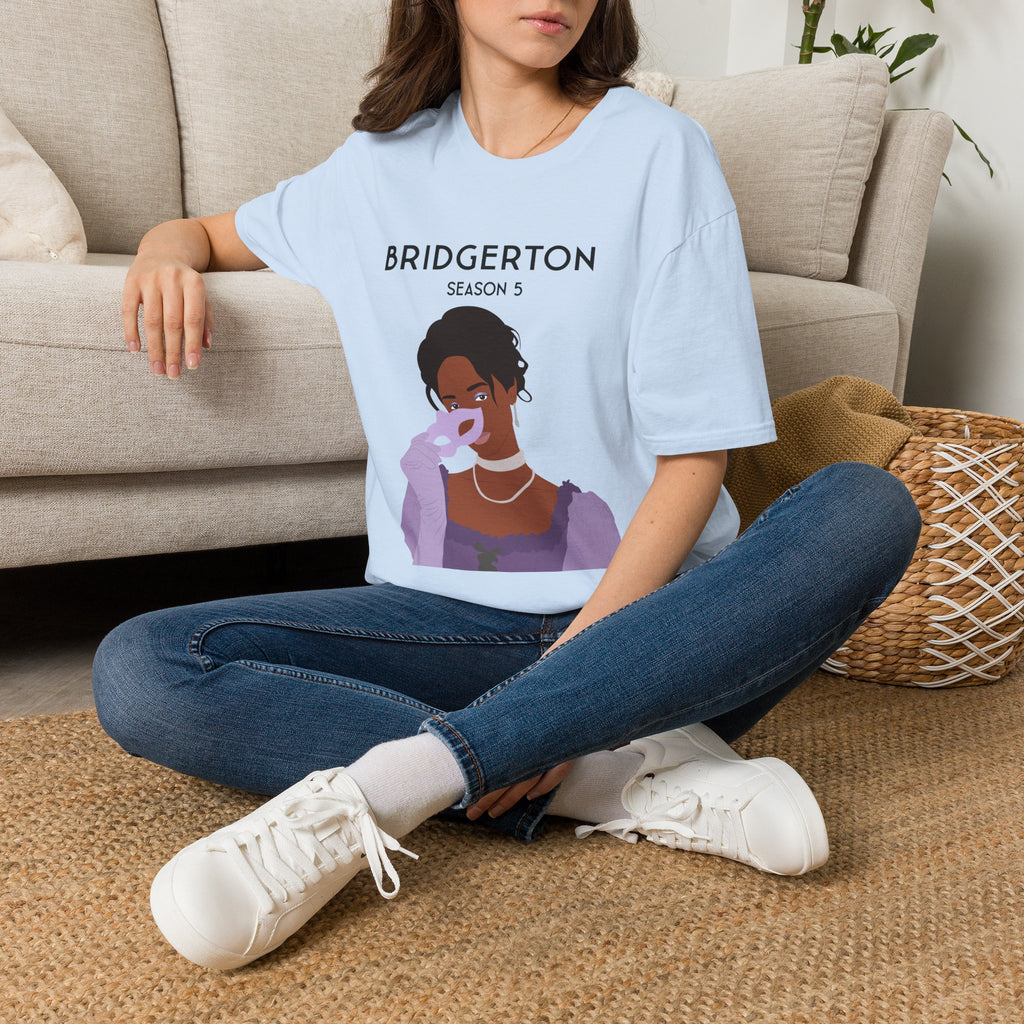 Michaela Stirling Mask Bridgerton Season 5 Netflix T-Shirt