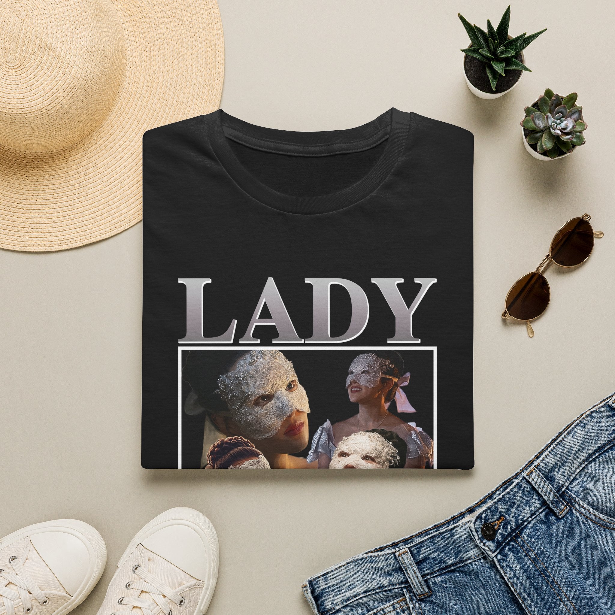 Lady In Silver 90's Bridgerton Netflix T-Shirt