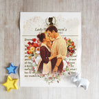 Benedict Bridgerton & Maid Sophie Baek Lady Whistledown Society Papers Netflix Throw Blanket