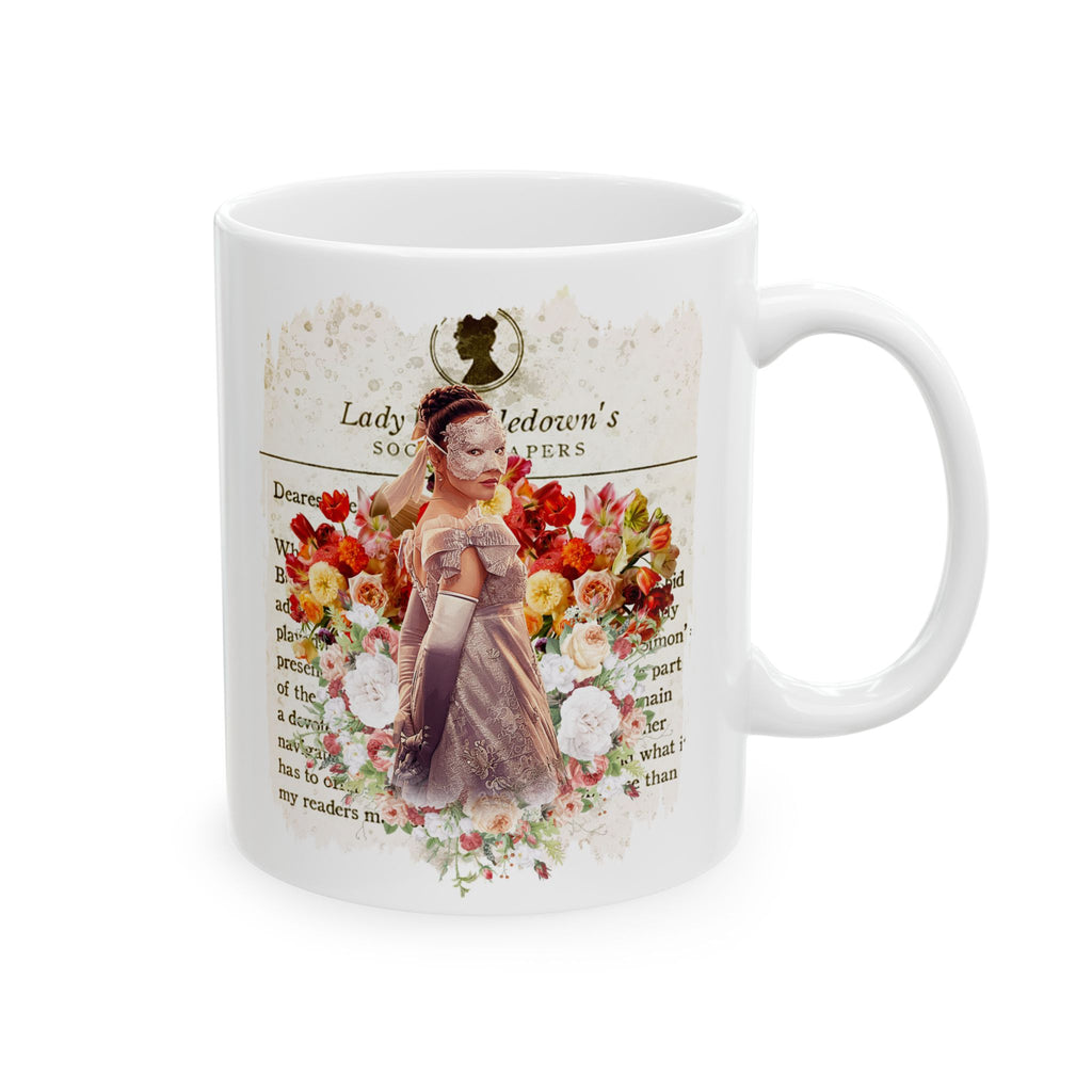 Sophie Baek Lady In Silver Masquerade Ball Lady Whistledown Society Papers Netflix Mug