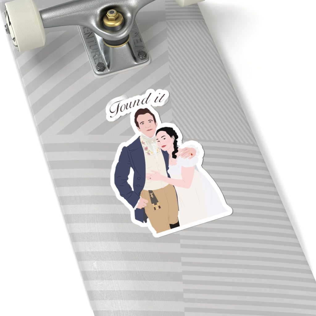 Found It Benedict Bridgerton & Sophie Bridgerton Wedding Kiss Netflix Sticker