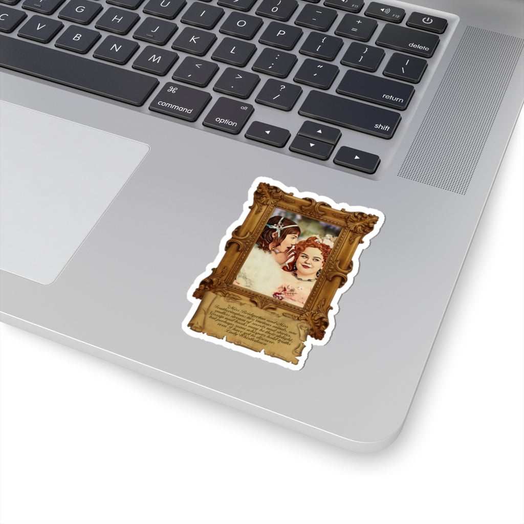 Penelope and Eloise Gossip Portrait Bridgerton Netflix Sticker
