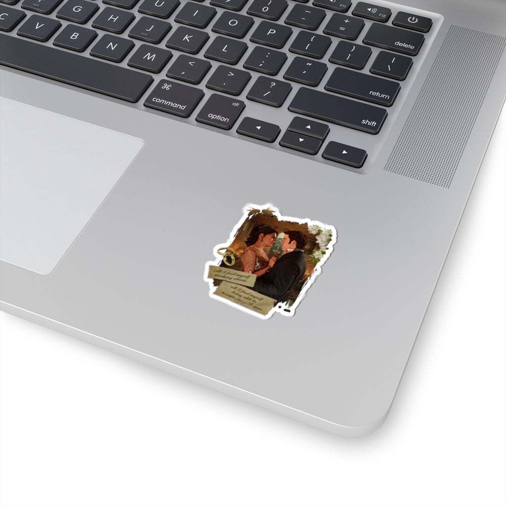 Anthony & Kate Bridgerton Portrait Netflix Sticker