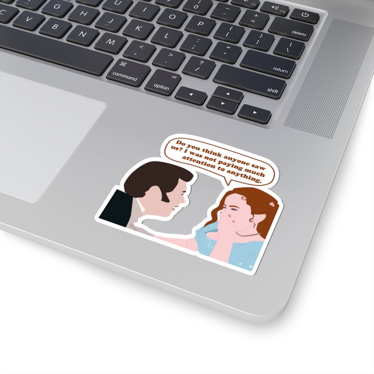 Do You Think Anyone Saw Us? Colin & Penelope Bridgerton Netflix Sticker