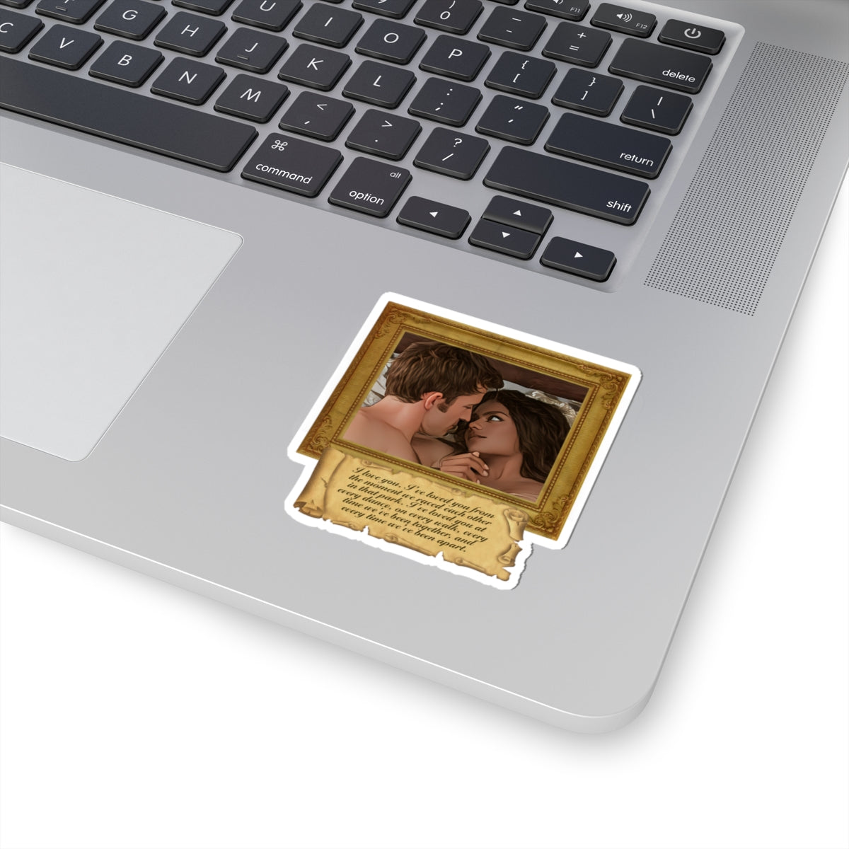Kate & Anthony in Bed TVWLM Quote Bridgerton Frame Portrait Netflix Sticker