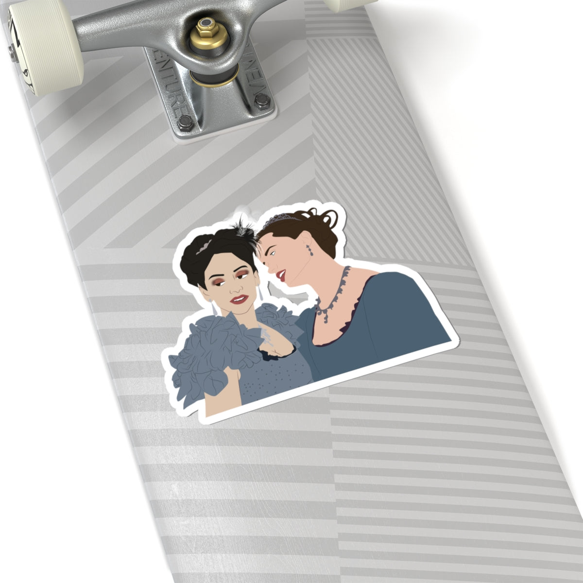 Sita Malhotra & Clara Livingston Bridgerton Netflix Sticker