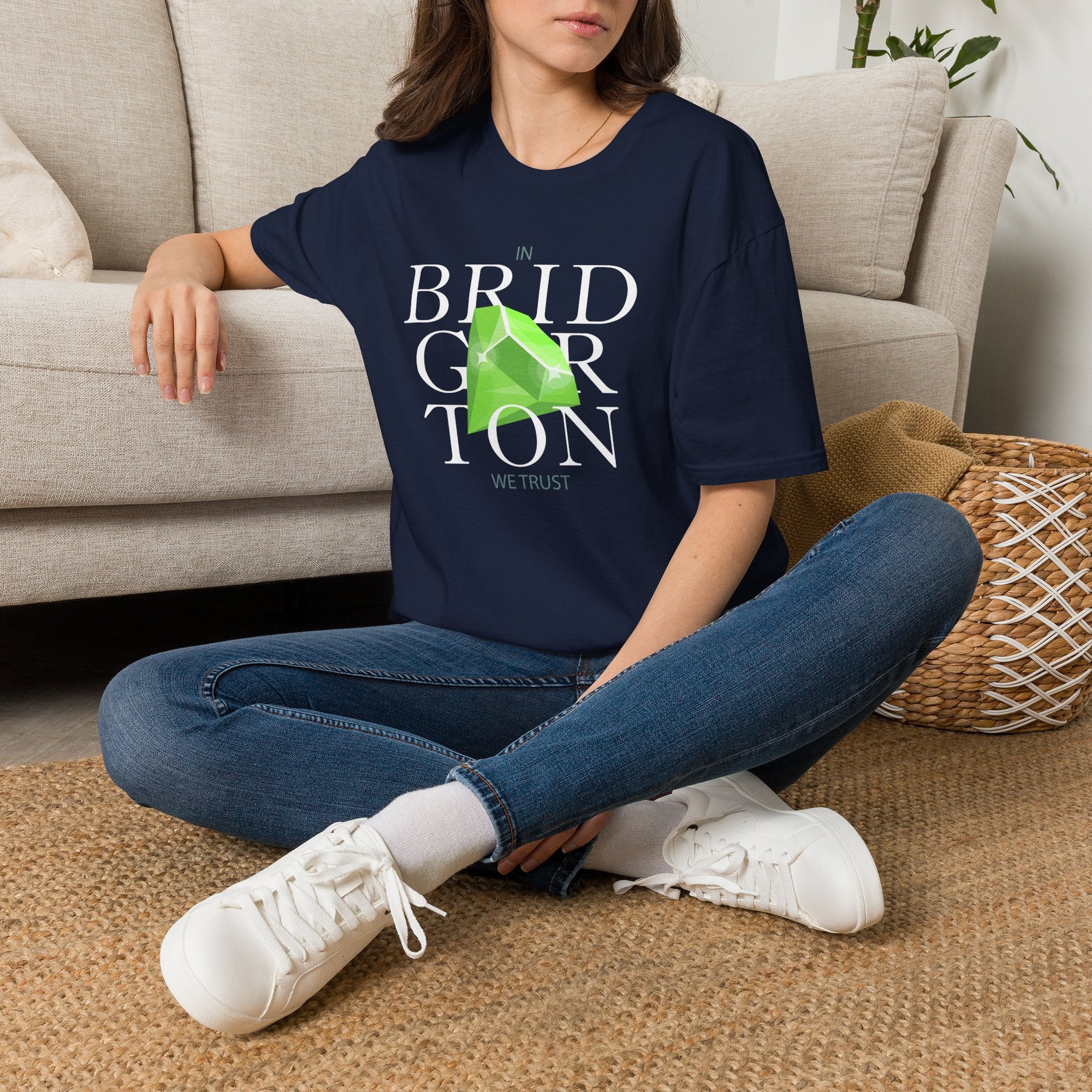 In Bridgerton We Trust Emerald Netflix T-Shirt
