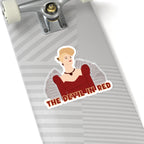 The Devil In Red Cressida Cowper Red Dress Bridgerton Netflix Sticker