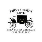 First Comes Love Then Comes Carriage Polin Bridgerton Netflix Sticker