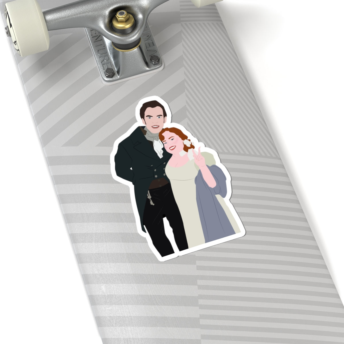 Polin Couple Colin & Penelope Bridgerton Netflix Sticker