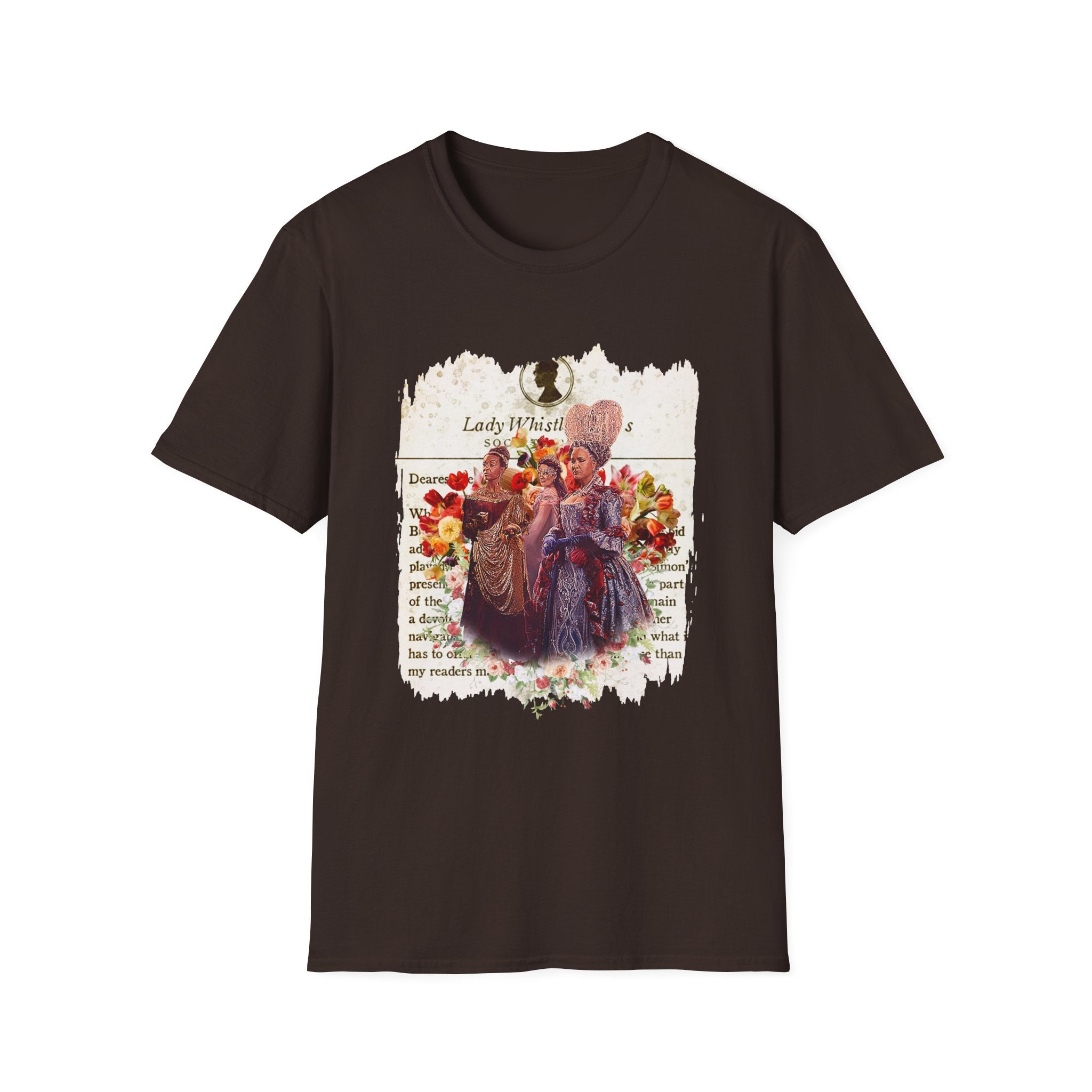 Queen Charlotte, Lady Danbury & Violet Bridgerton Masquerade Ball Lady Whistledown Society Papers Netflix T-Shirt