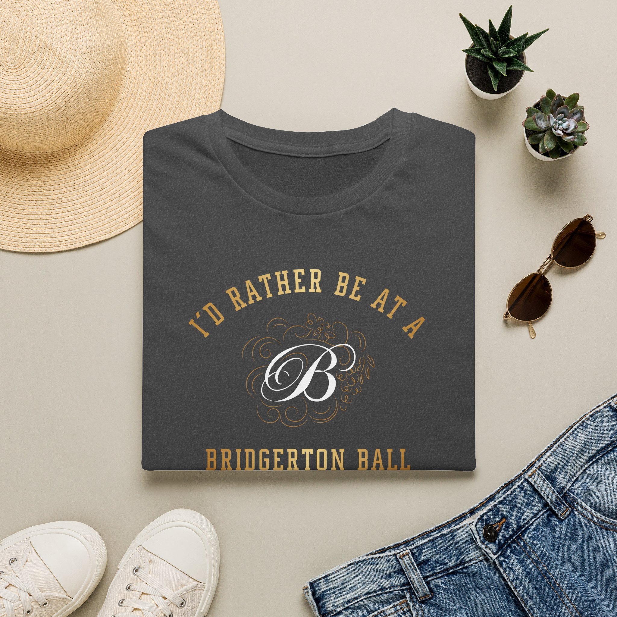 I'd Rather Be At A Brigderton Ball Netflix Gold T-Shirt