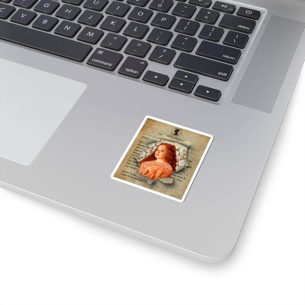 Lady Whistledown Society Papers Penenlope Featherington Bridgerton Netflix Sticker
