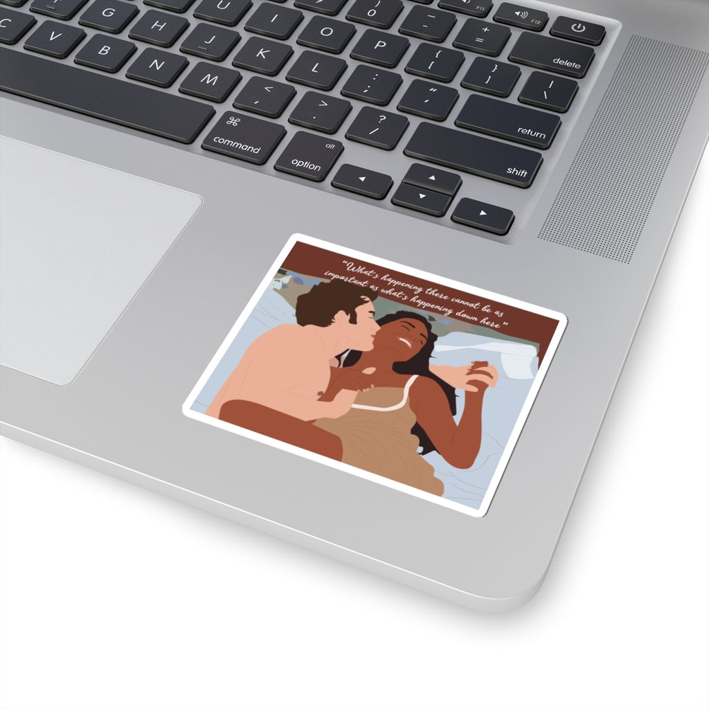 What's Happening There Cannot Be As Important As What Happening Down Here Kanthony  Bridgerton Netflix Sticker