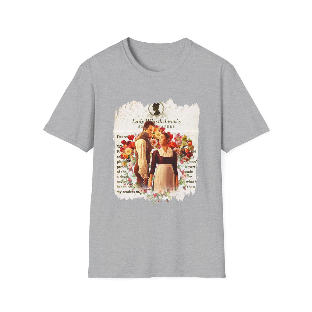 Benedict Bridgerton & Sophie Baek Maid Lady Whistledown Society Papers Netflix T-Shirt