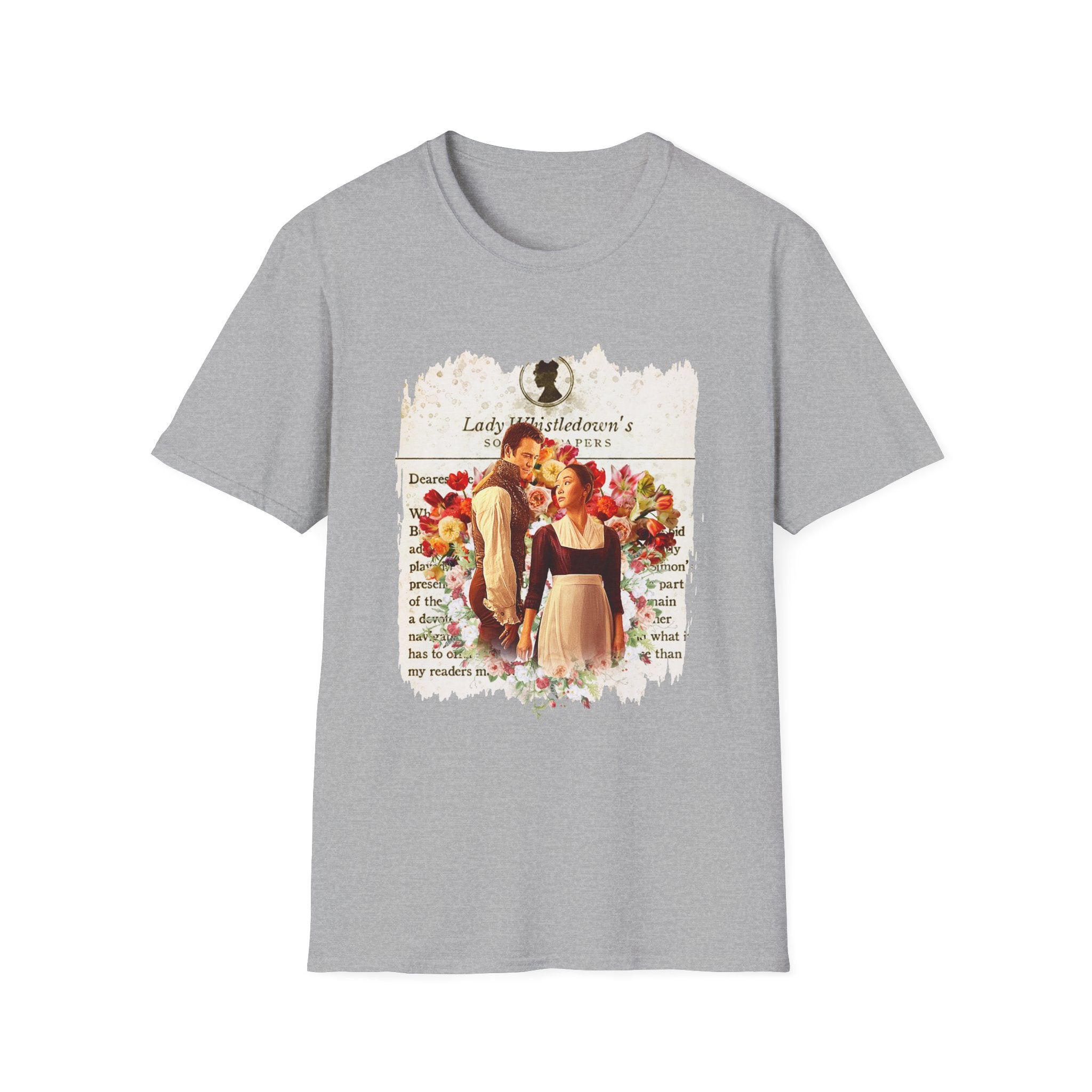 Benedict Bridgerton & Sophie Baek Maid Lady Whistledown Society Papers Netflix T-Shirt