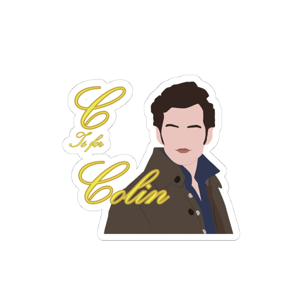 C Is For Colin Bridgerton Netflix Sticker