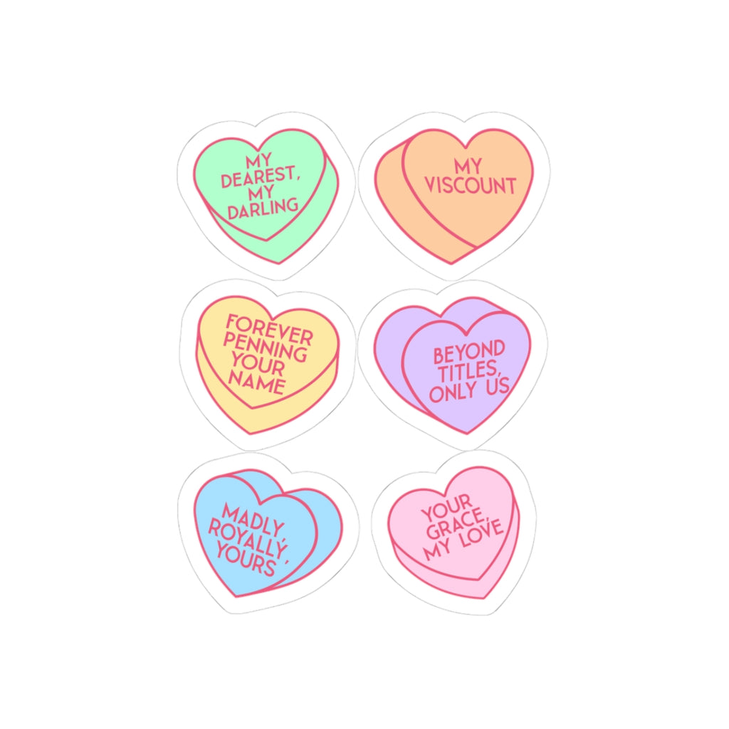 Bridgerton Valentine's Day Heart Candy Netflix Sticker