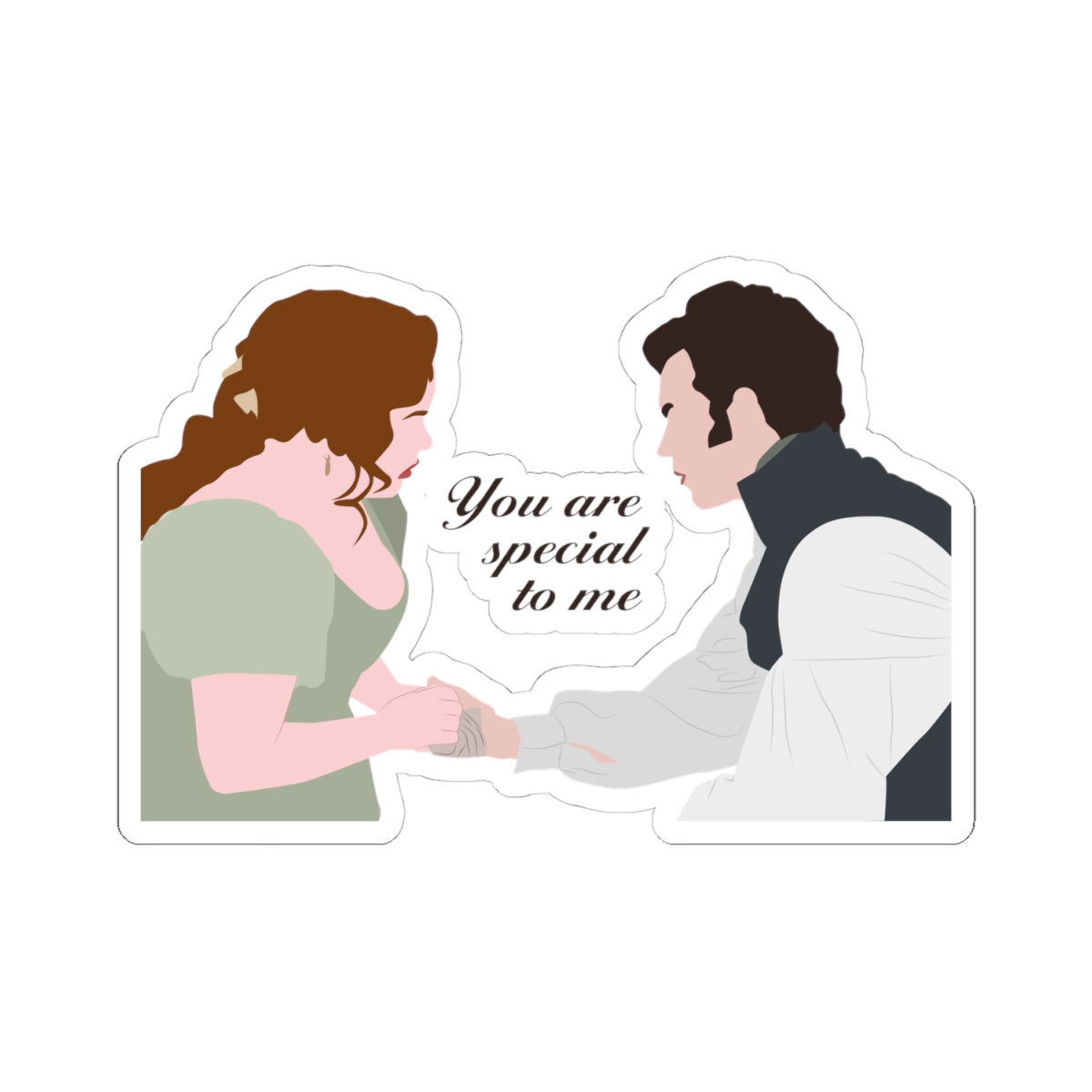You Are Special To Me Penelope Featherington & Colin Bridgerton Netflix Sticker
