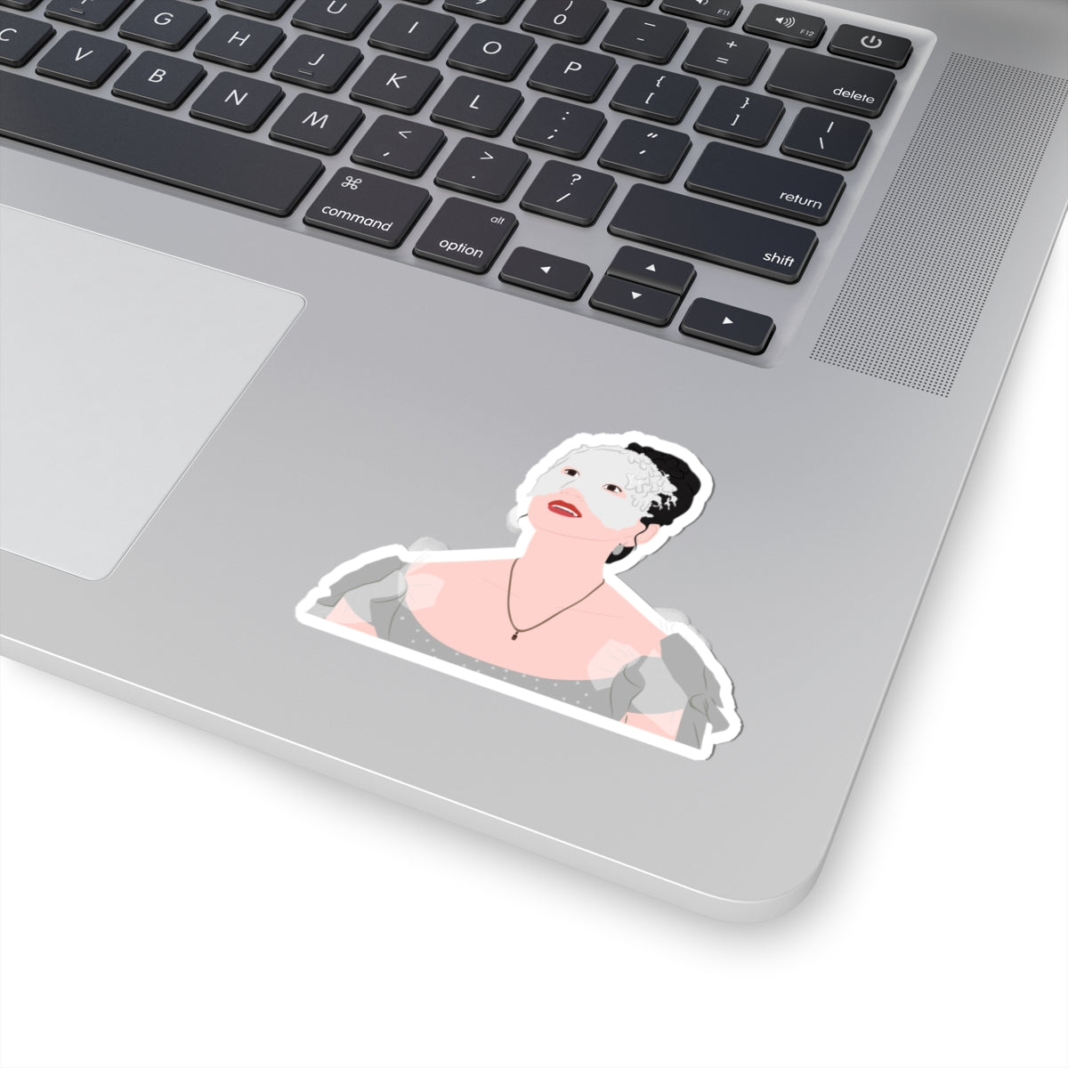 Sophie Baek Masquerade Ball Smile Quote Netflix Sticker