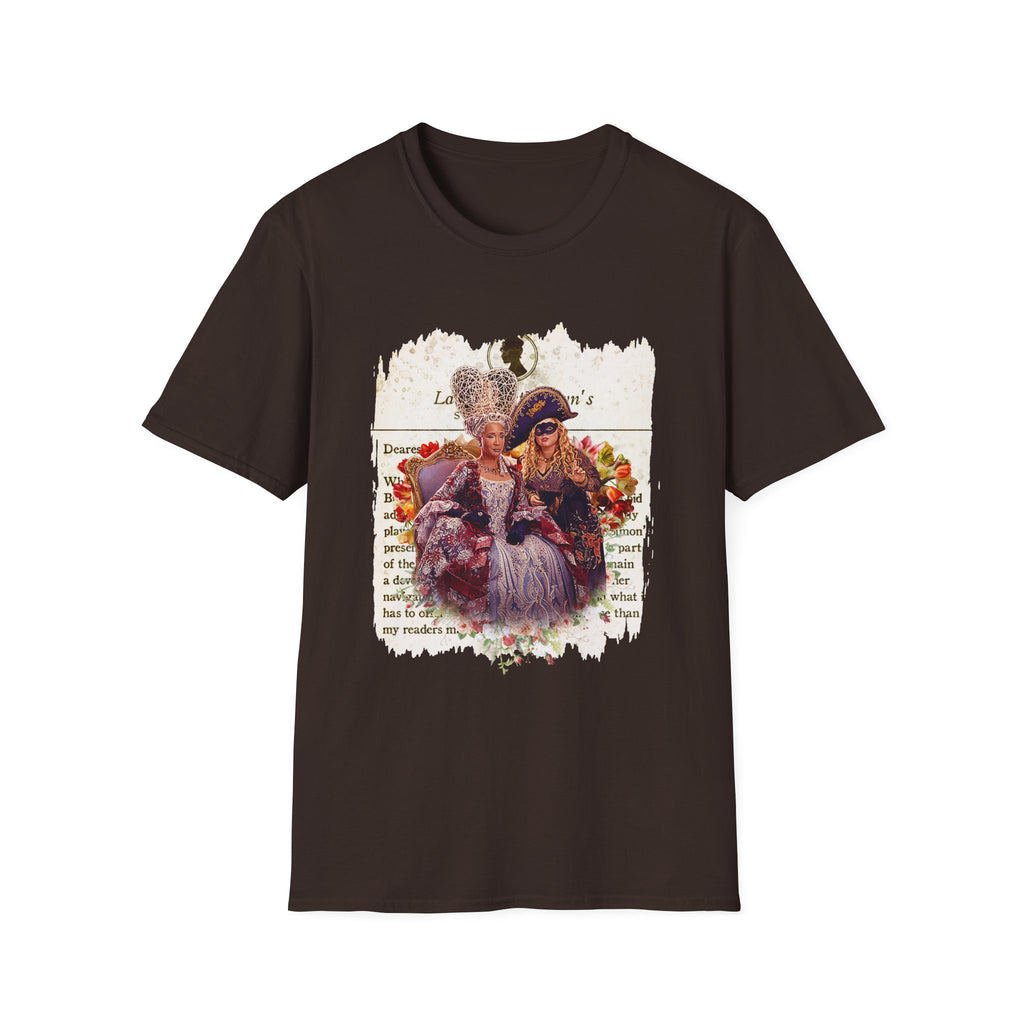 Queen Charlotte & Penelope Bridgerton Lady Whistledown Society Papers Netflix T-Shirt