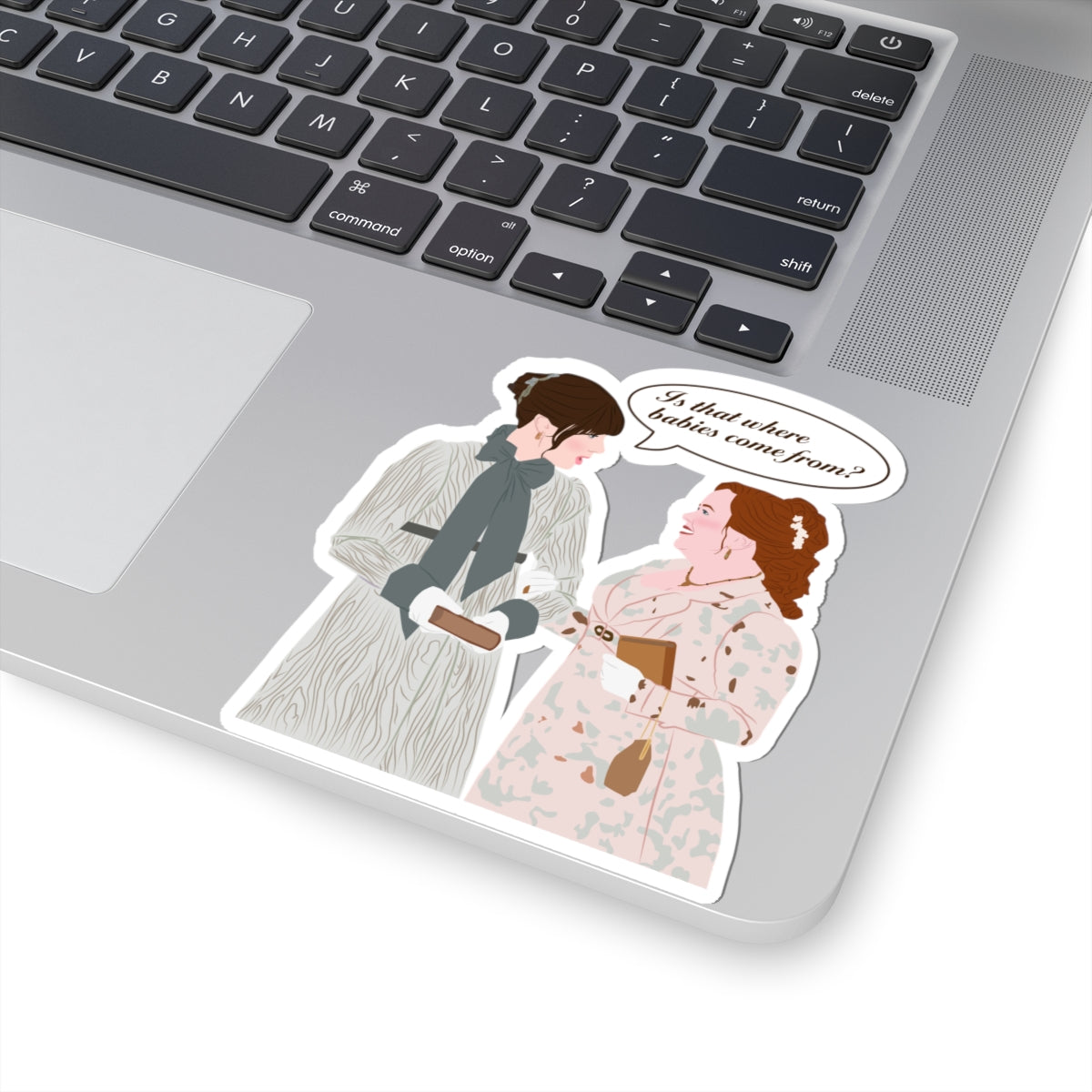 Is That Where Babies Come From? Penelope & Eloise Bridgerton Netflix Sticker