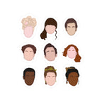 Bridgerton's Colin, Penelope, Eloise, Benedict, Francesca, Violet, John, Cressida, Prudence, Michaela Emoji  Bridgerton Netflix Sticker