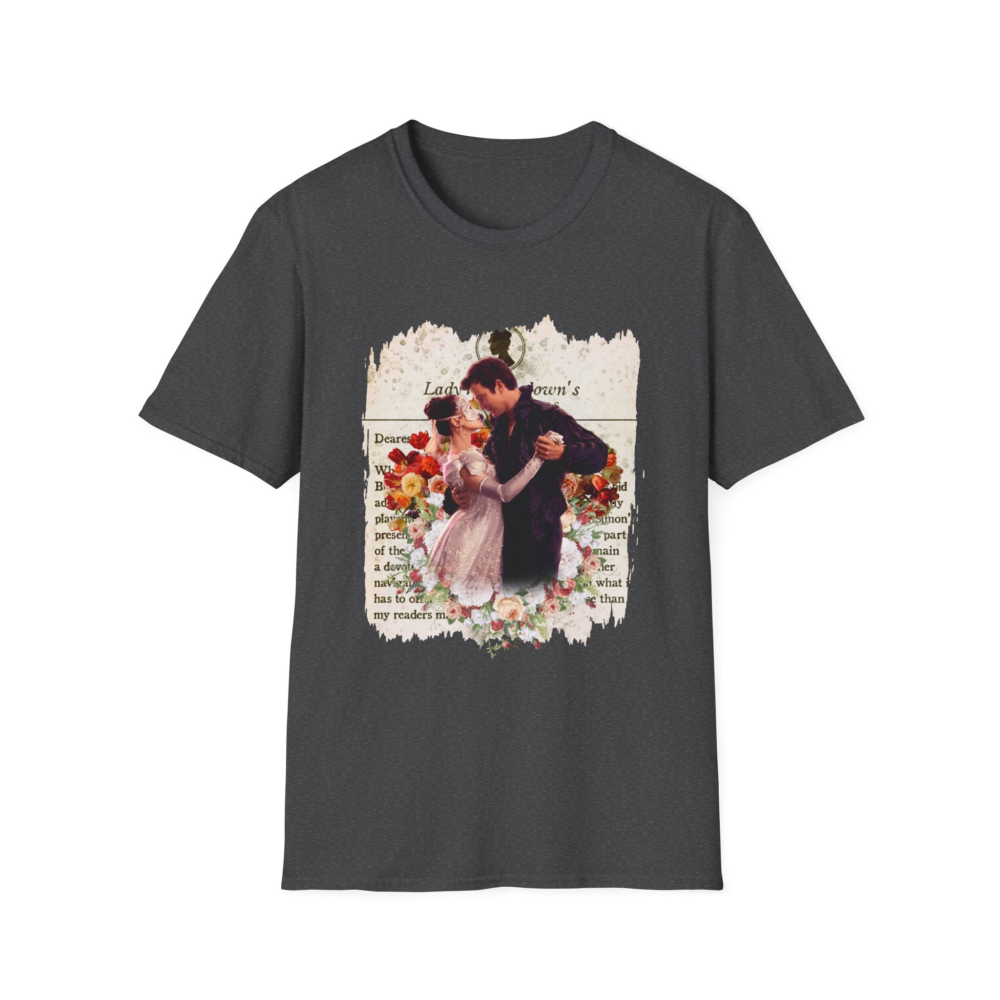 Benedict Bridgerton & The Lady In Silver Lady Whistledown Society Papers Netflix T-Shirt