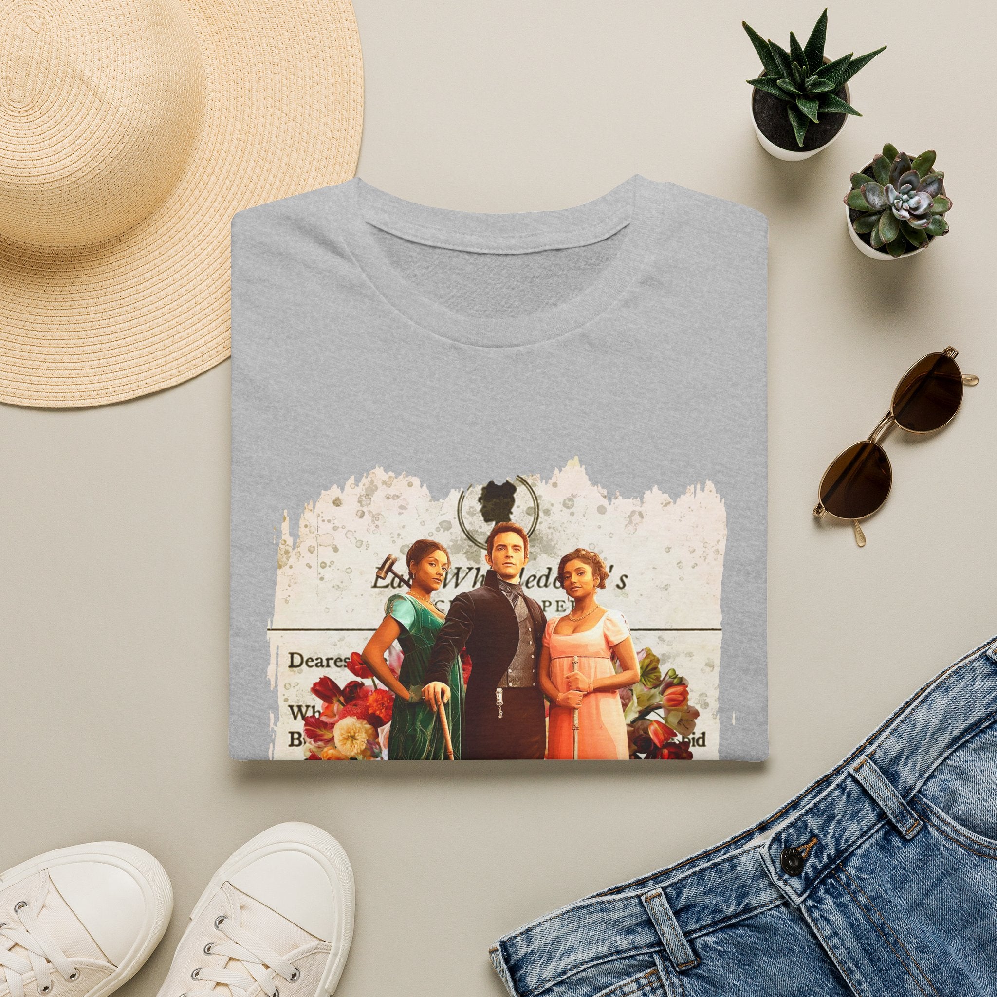 Anthony Bridgerton, Kate & Edwina Sharma & Newton Lady Whistledown Society Papers Netflix T-Shirt