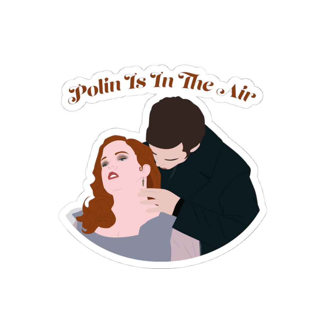 Polin Is In The Air Colin & Penelope Bridgerton Netflix Sticker