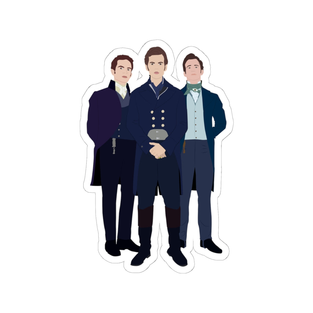 Colin, Anthony, Benedict Bridgerton Brothers Netflix Sticker