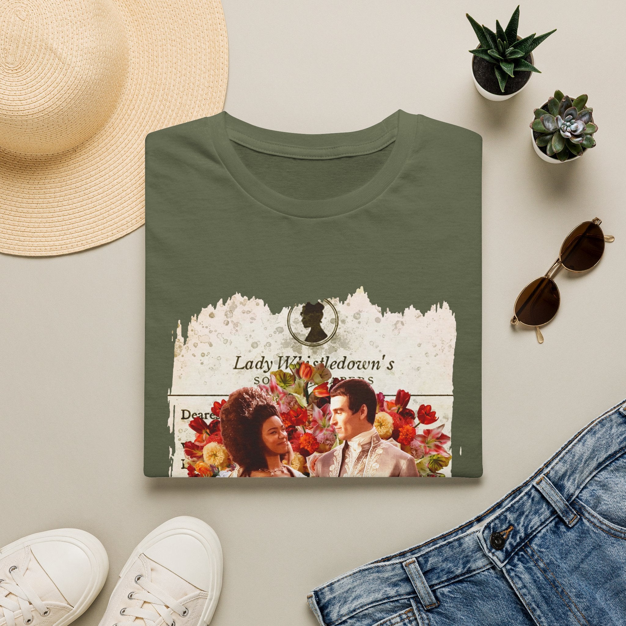Young Queen Charlotte & King George Lady Whistledown Society Papers Netflix T-Shirt