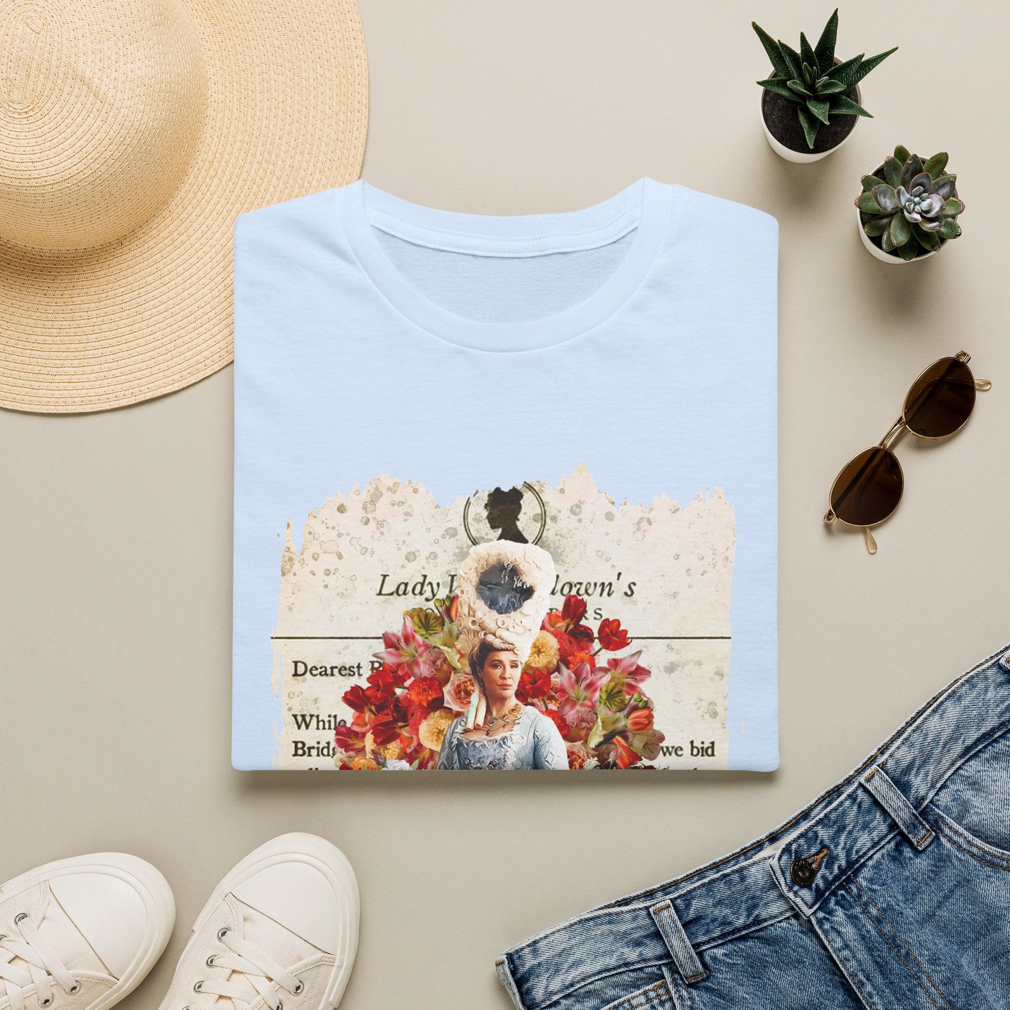 Queen Charlotte Lady Whistledown Society Papers Bridgerton Netflix T-Shirt
