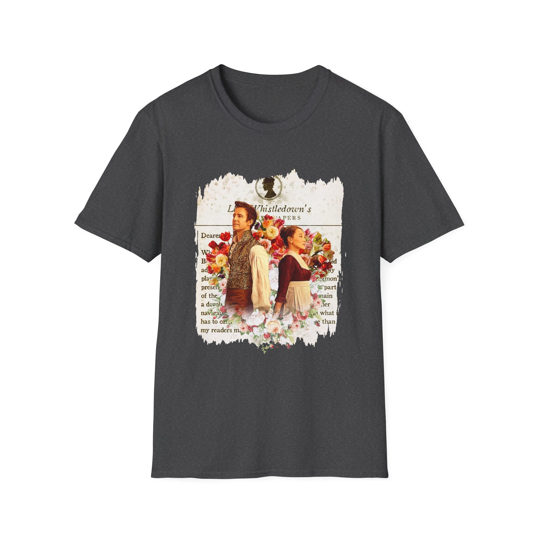 Benedict Bridgerton & Sophie Baek Back To Back Lady Whistledown Society Papers Netflix T-Shirt