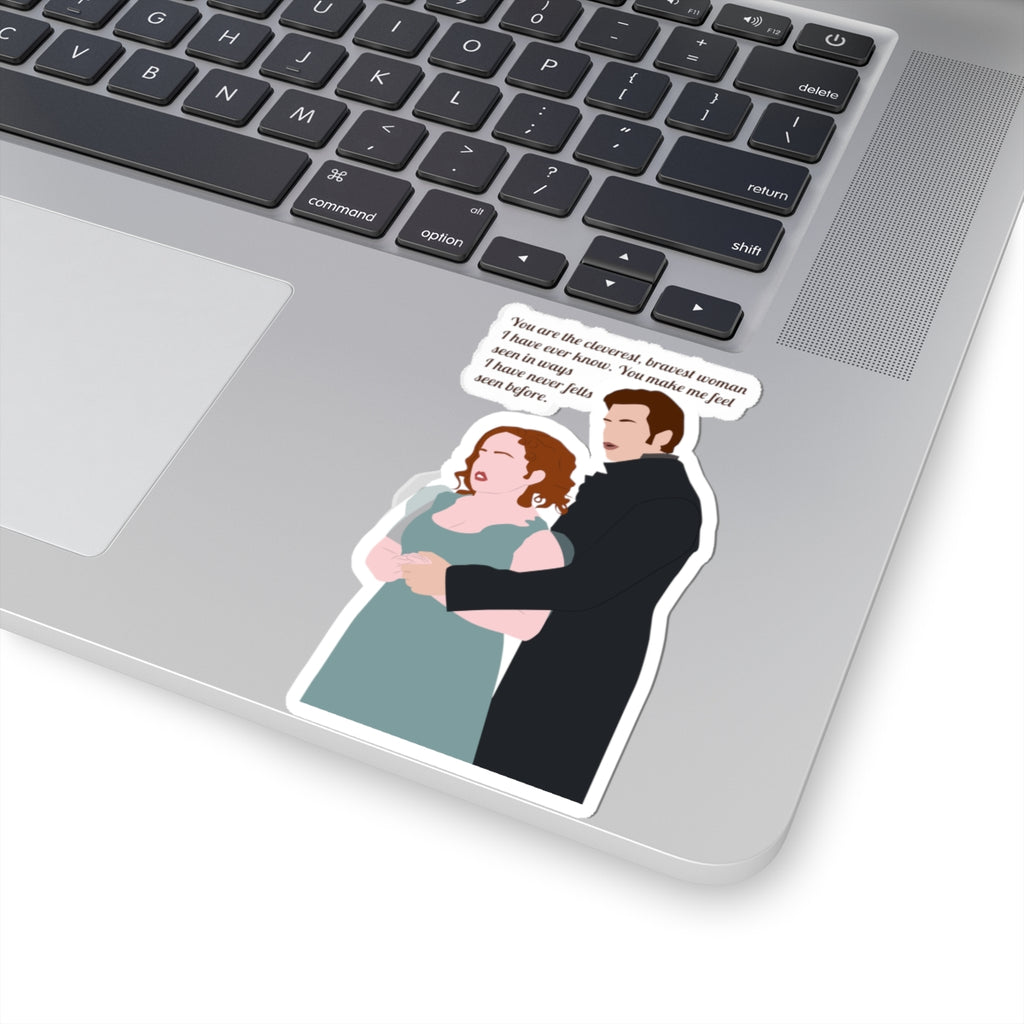 You Are The Cleverest, Bravest Woman I Have Ever Known Colin & Penelope Bridgerton Netflix Sticker