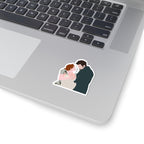 Colin, Penelope & Baby Lord Featherington Bridgerton Netflix Sticker