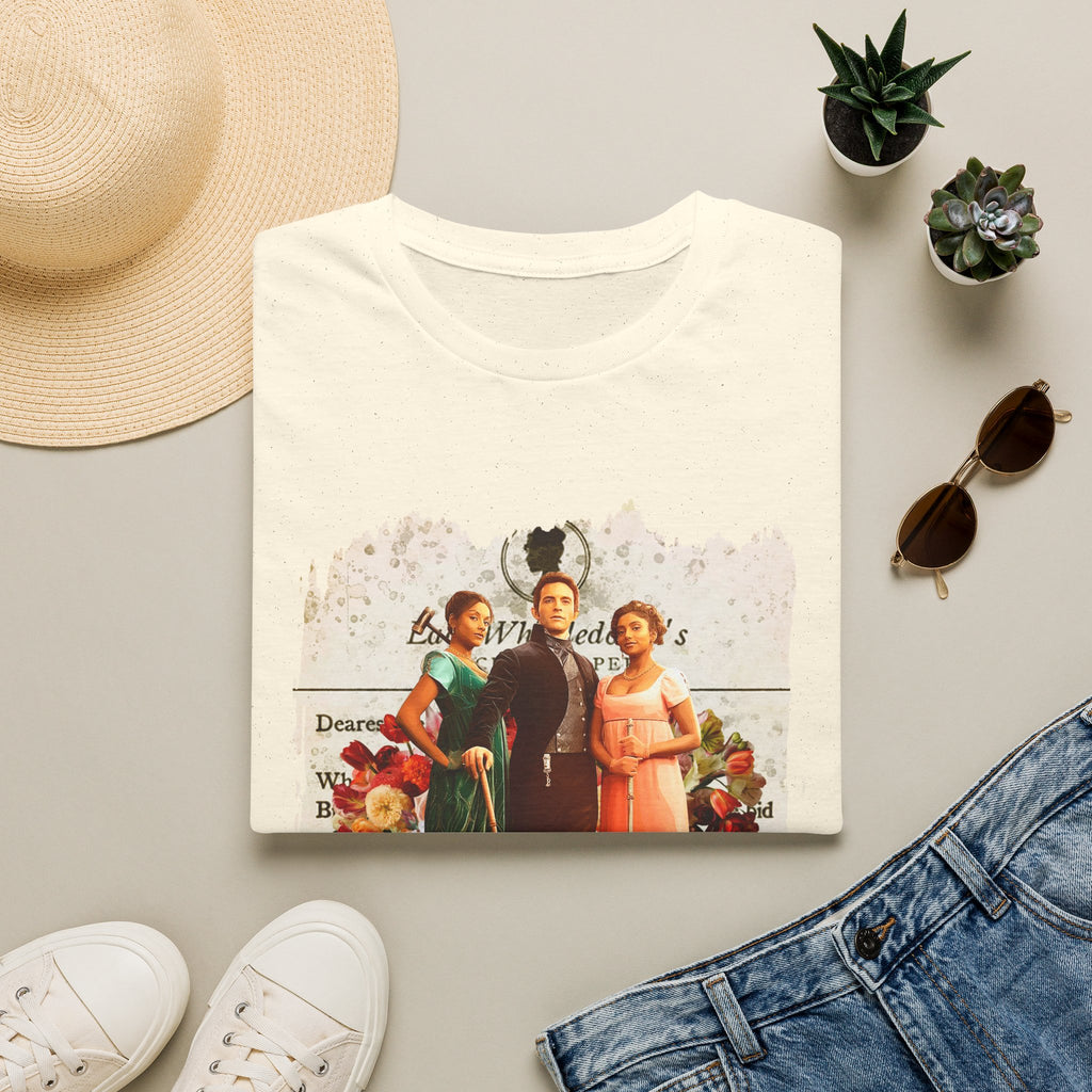 Anthony Bridgerton, Kate & Edwina Sharma & Newton Lady Whistledown Society Papers Netflix T-Shirt