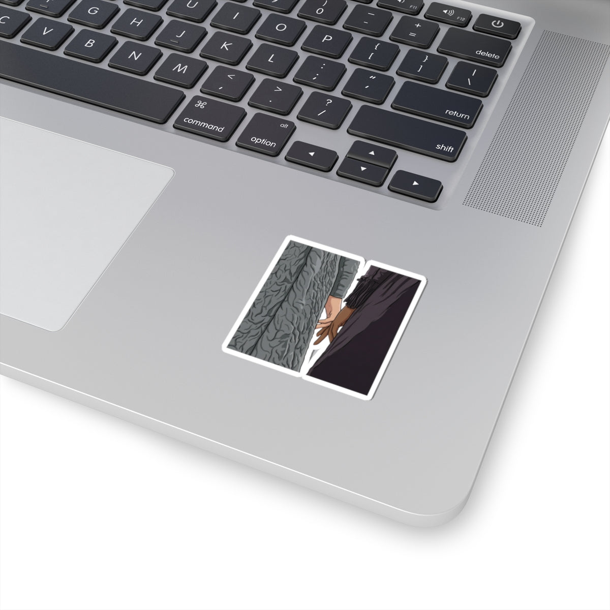 Francesca & Michaela Stirling Fingers Touching Sticker