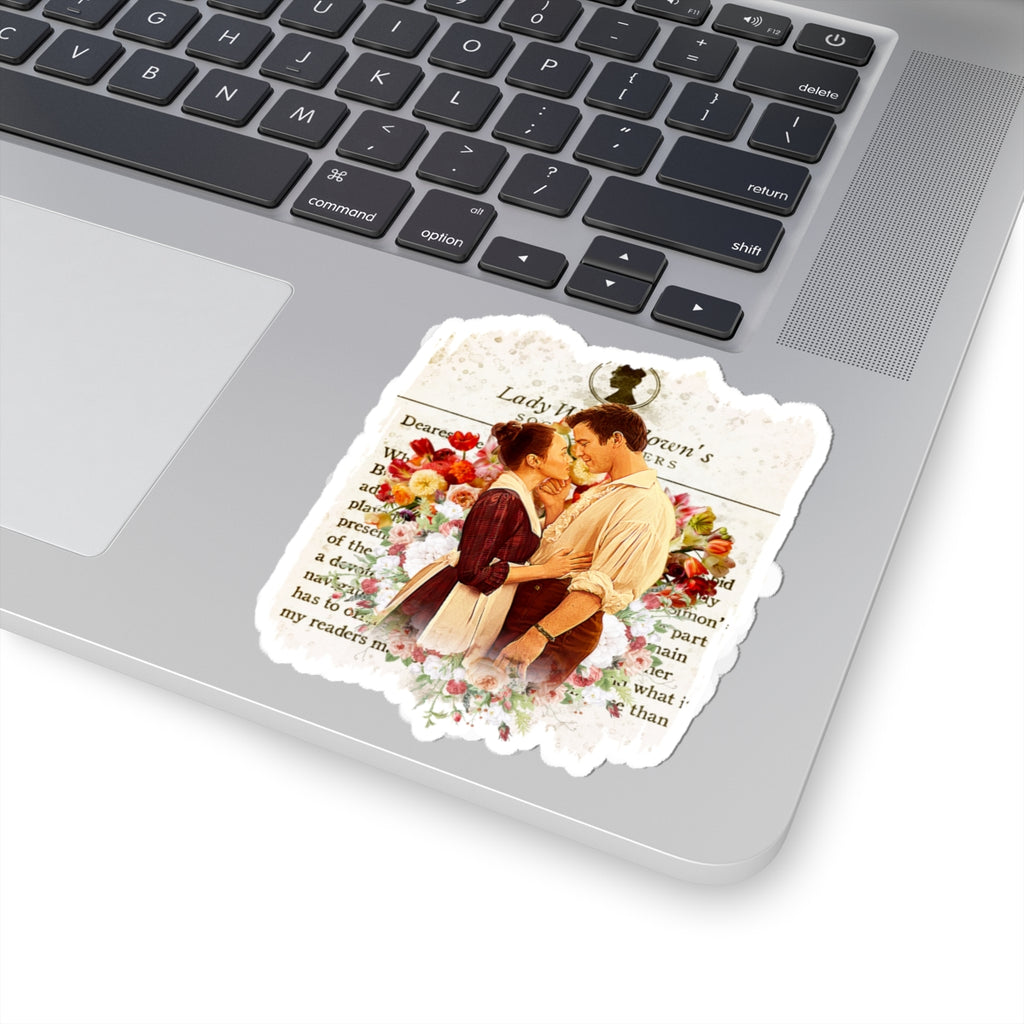 Benedict Bridgerton & Maid Sophie Baek Lady Whistledown Society Papers Netflix Sticker