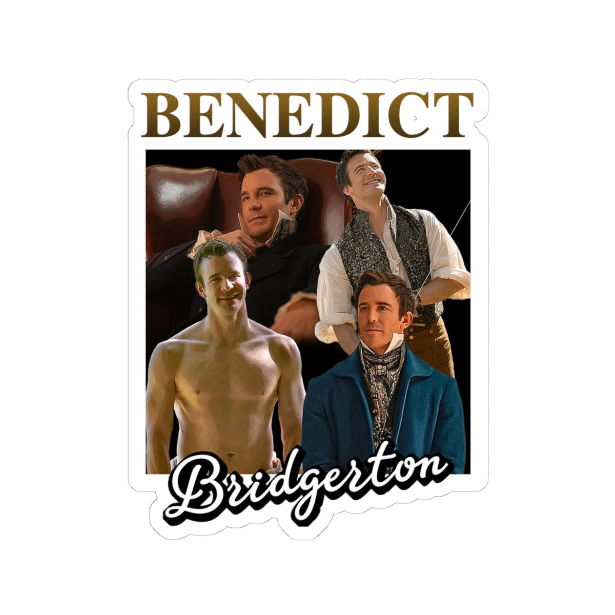 Benedict Bridgerton 90's Bridgerton Netflix Sticker