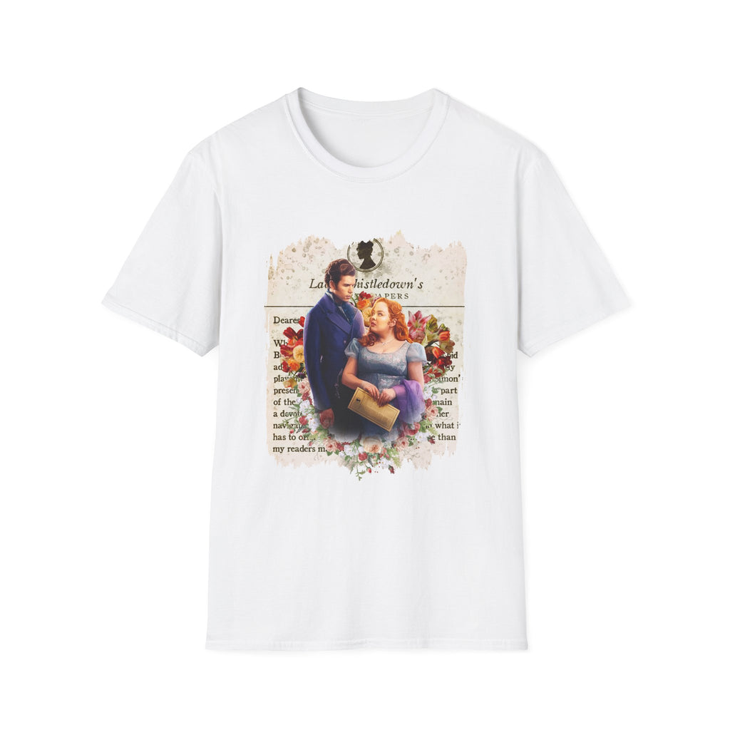 Colin Bridgerton & Penelope Featherington Lady Whistledown Society Papers Netflix T-Shirt