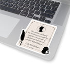 This Author Wonders If Ms. Penelope Was Caught By Surprise Lady Whistledown Bridgerton Netflix Stickers