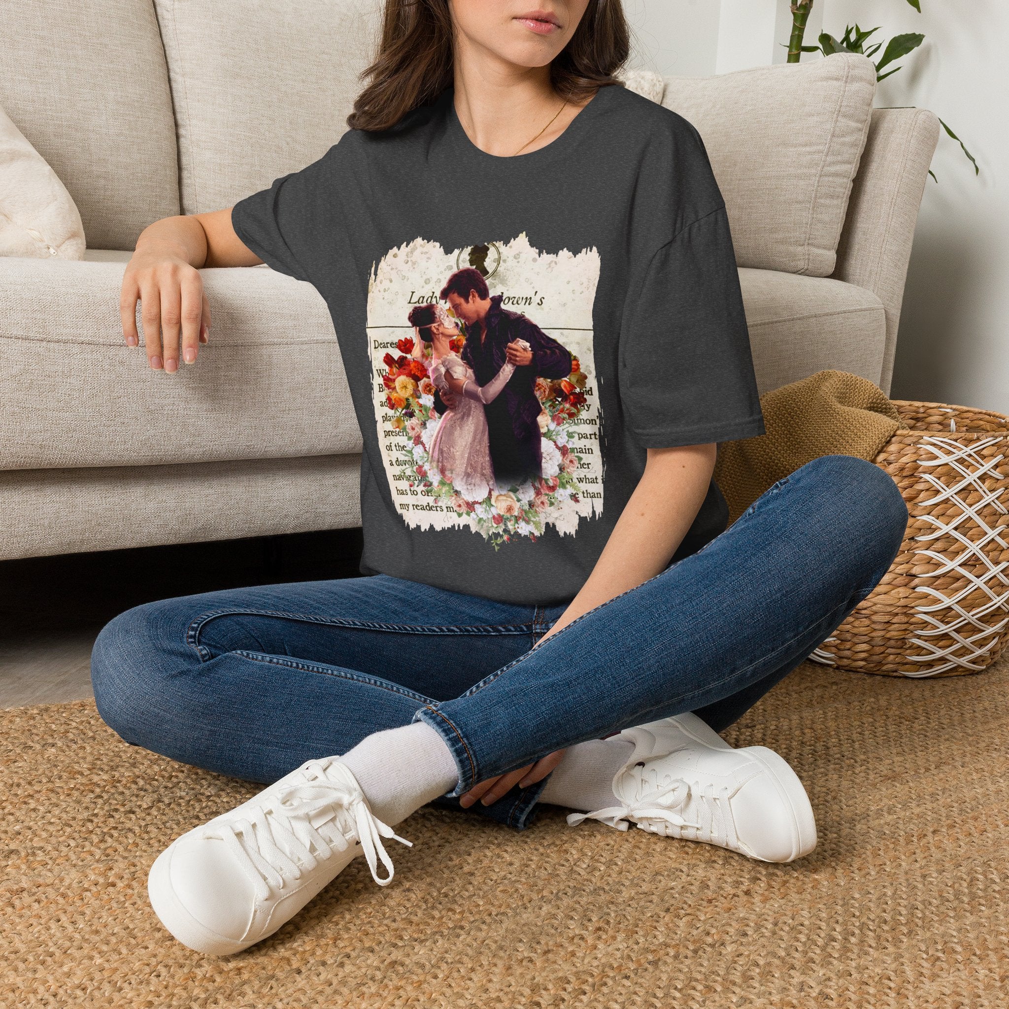 Benedict Bridgerton & The Lady In Silver Lady Whistledown Society Papers Netflix T-Shirt