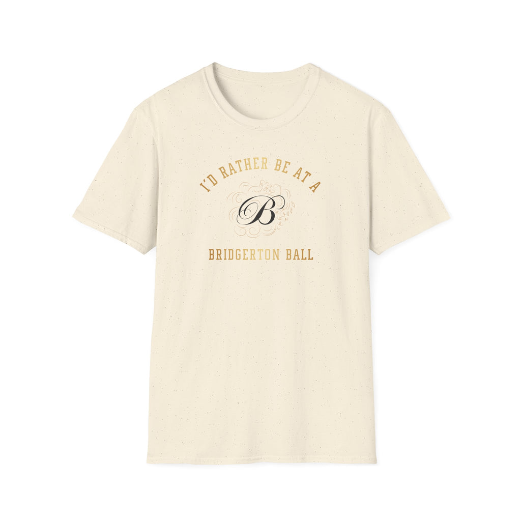 I'd Rather Be At A Brigderton Ball Gold Netflix T-Shirt