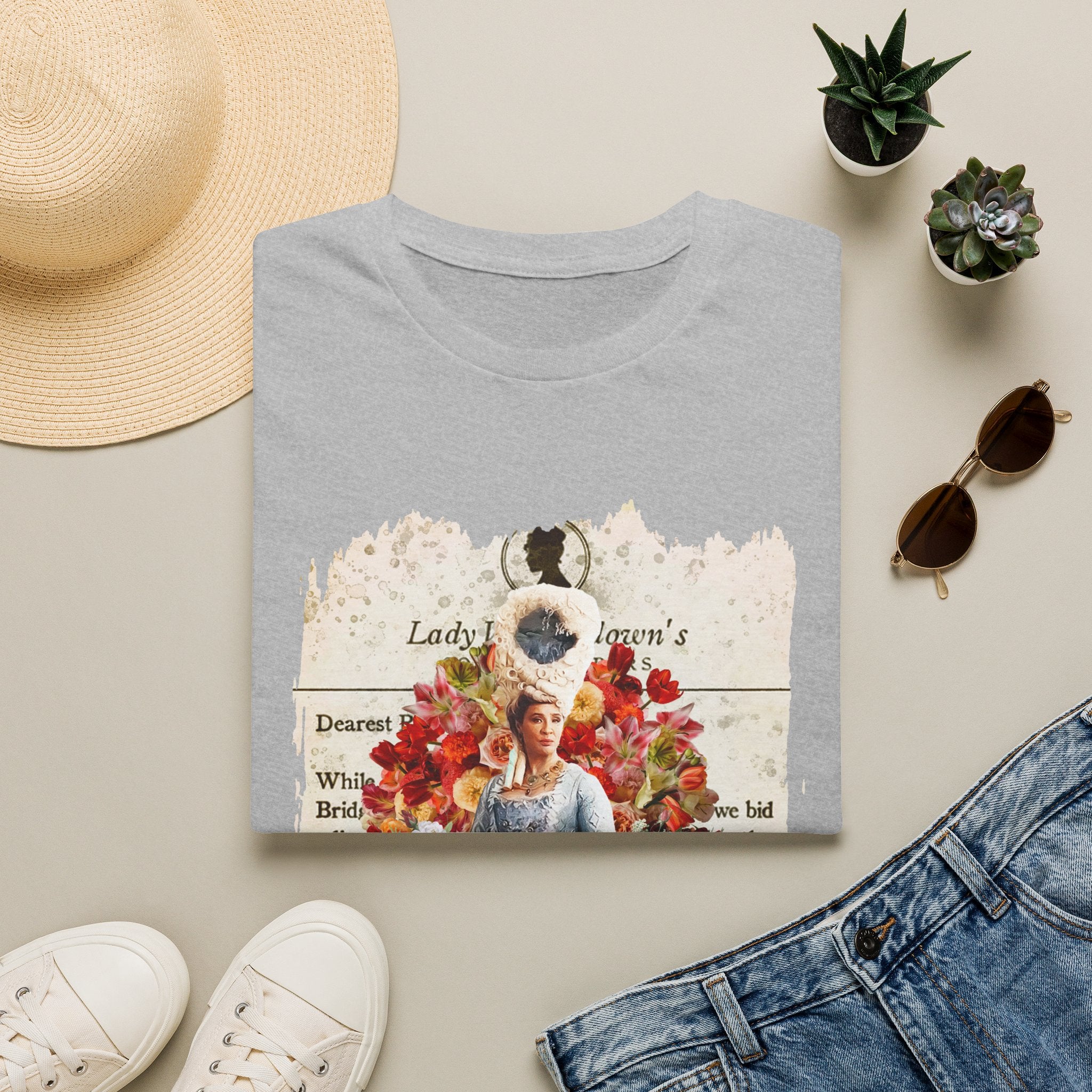 Queen Charlotte Lady Whistledown Society Papers Bridgerton Netflix T-Shirt