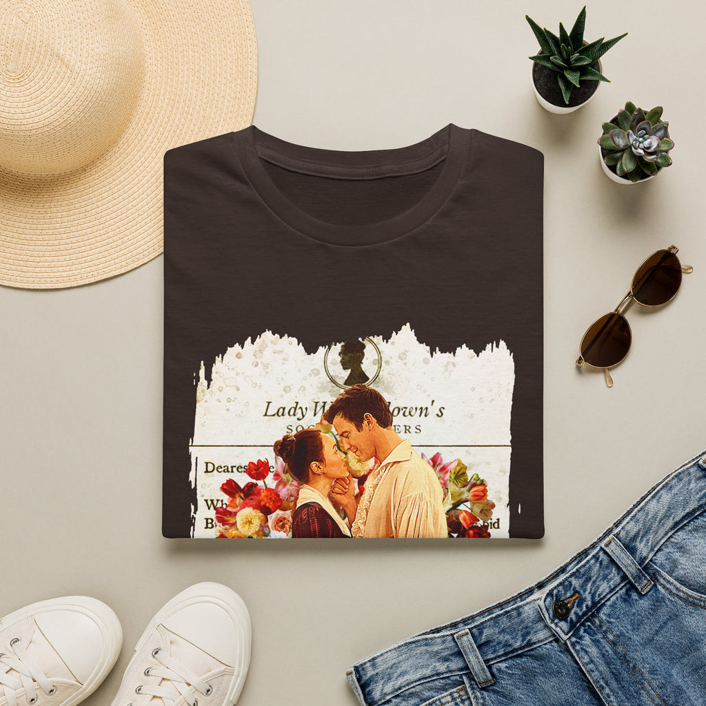 Benedict Bridgerton & Maid Sophie Baek Lady Whistledown Society Papers Netflix T-Shirt