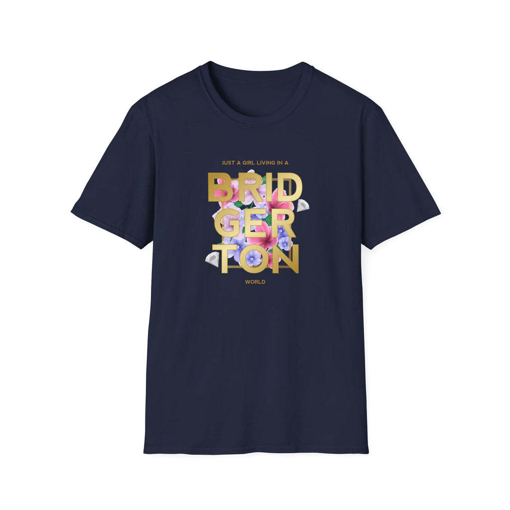 Just A Girl Living In A Bridgerton World Netflix T-Shirt